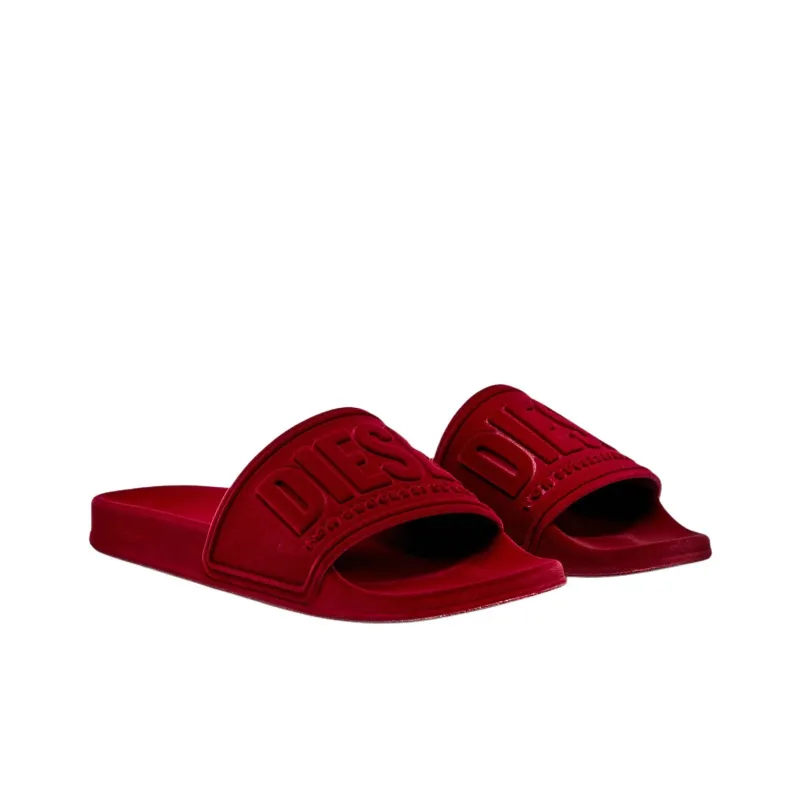 DIESEL Sa Mayemi Slide Slippers Women's Red-2