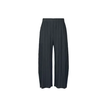 PLEATS PLEASE ISSEY MIYAKE Casual Pants Women's Blue Black
