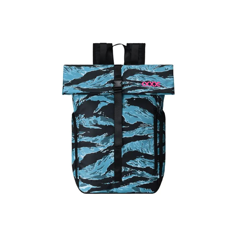 COEXISTENCE Polyester Backpack Men's Blue Black-0