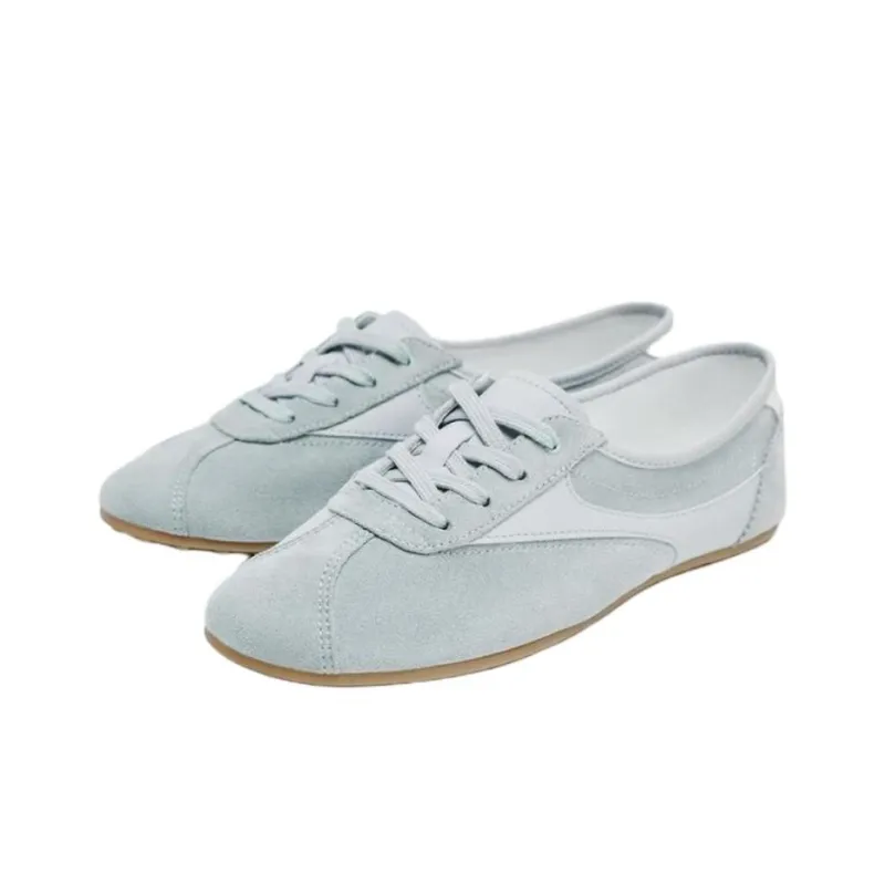 ZARA Low Top Casual Shoes Women's Blue-2