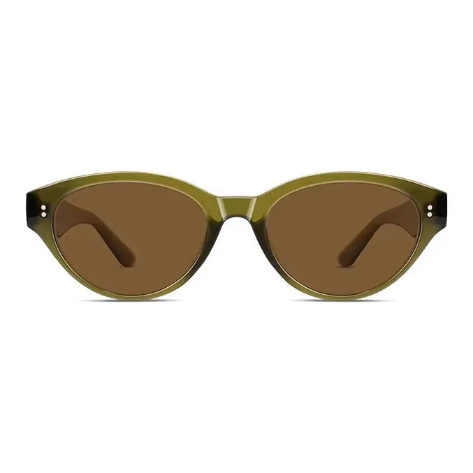 PARMU TR/Memory Plastic Cat Eye Sunglasses Unisex-4