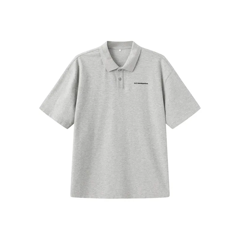 ZUO Polo Shirts Men Gray-0