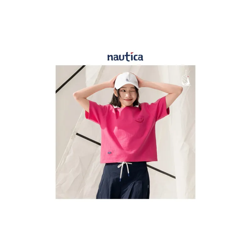 Nautica White Sail Regular T Shirt Women's-0