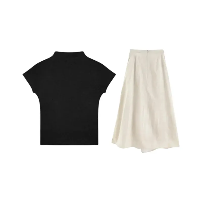 OZVO Two Piece Skirt Sets Women's-1