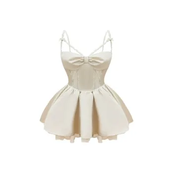 Udon House Slip Dresses Women's Champagne
