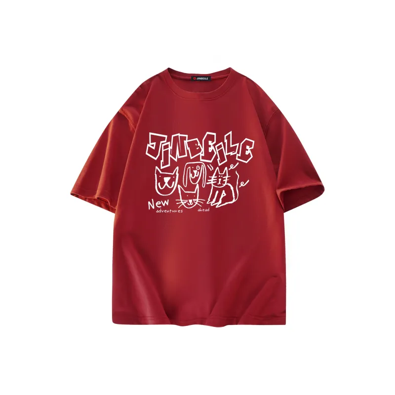 JINBEILE T-Shirts Unisex-16