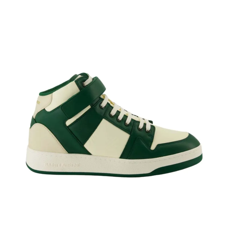 SAINT LAURENT Lax Lace Up Sneakers-1
