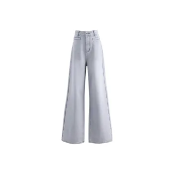 Weixi Jeans Women's Silver Gray