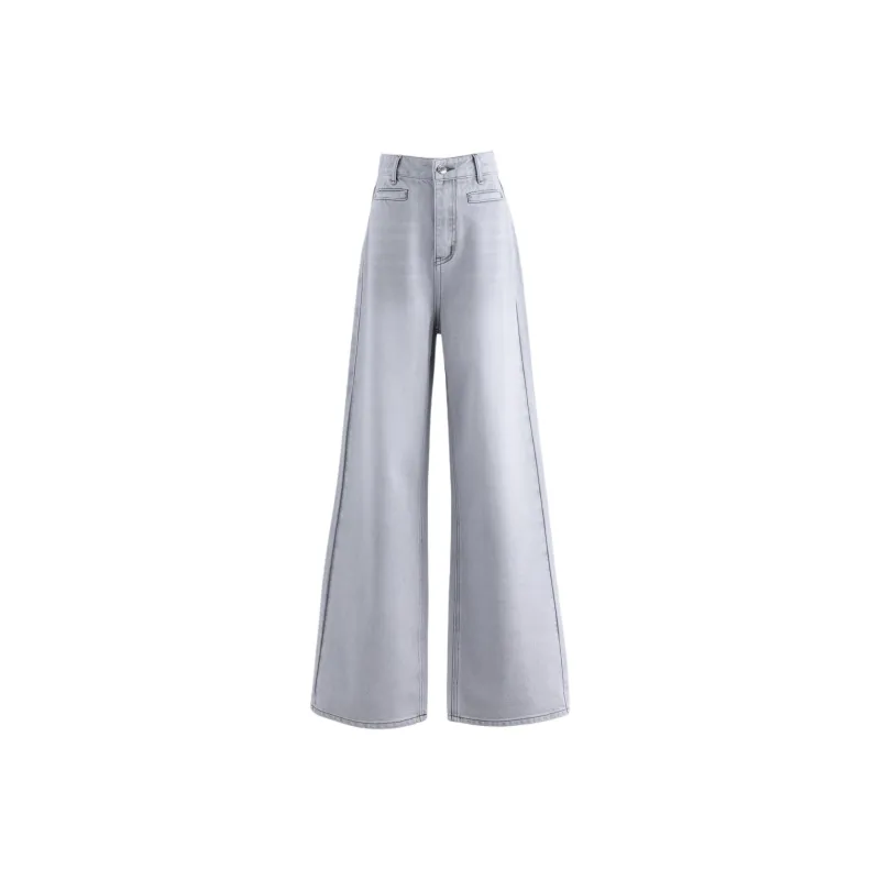 Weixi Jeans Women's Silver Gray-0