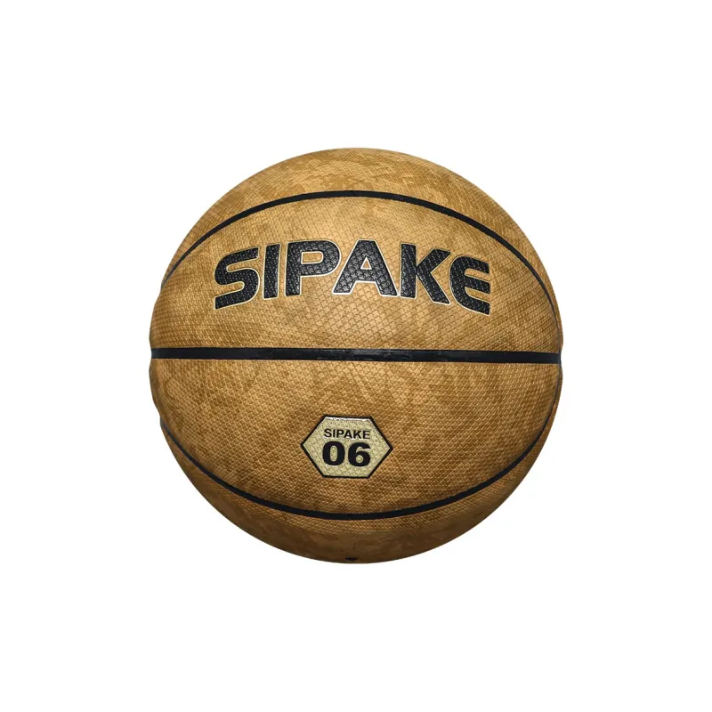 SIPAKESPORT PU Basketball Khaki Size 7 Ball Competition Unisex-0