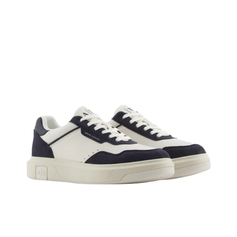 ARMANI EXCHANGEAE Low Top Skateboard Shoes Men's White-2