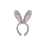 Gray Bunny Ears Headband
