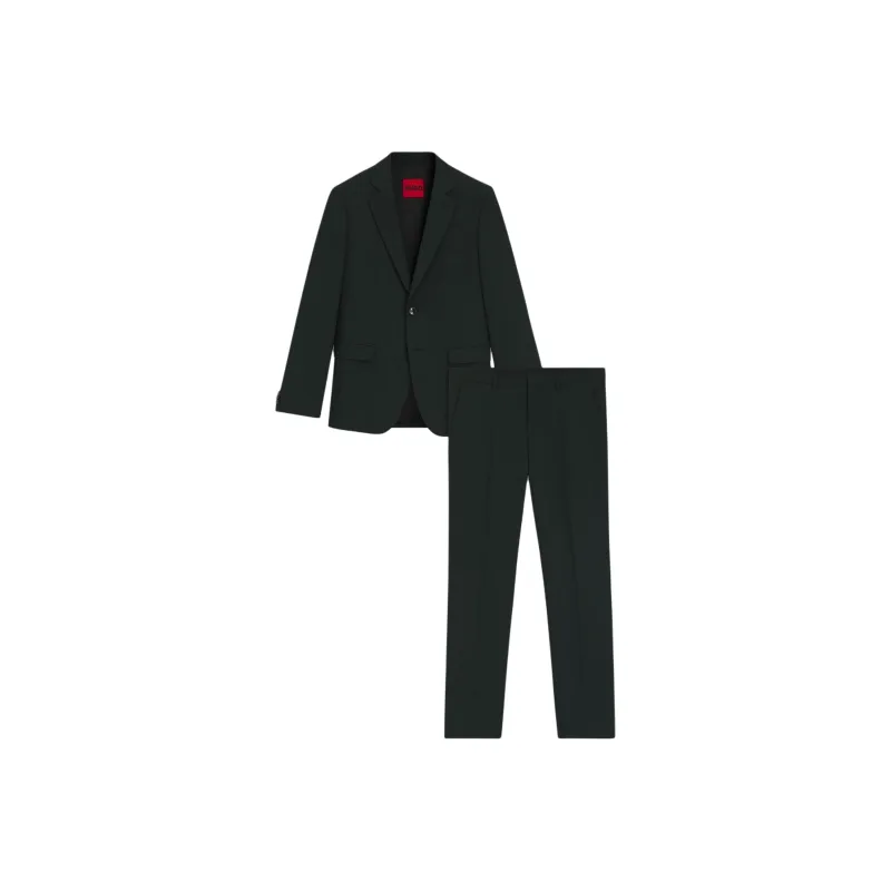HUGO BOSS Business Suit Men's Dark Green-0