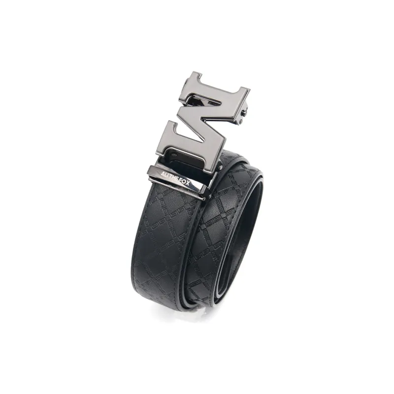 ALI THE FOX Cow Leather Belts Unisex 3.5CM-1