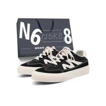 N6K8 Anti Slip Wear Resistant Low Top Skateboard Shoes Men's