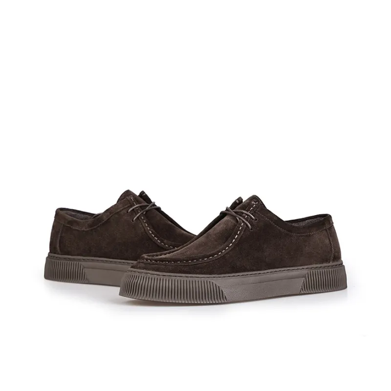 BOSSSUNWEN Casual Shoes Men's Mud Brown-2