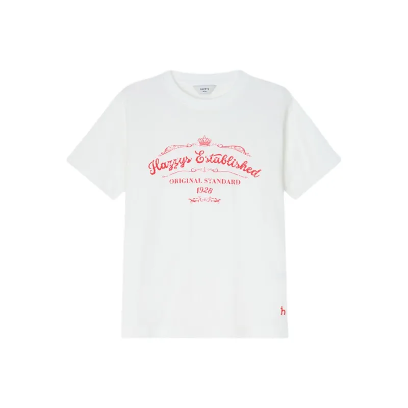 HAZZYS T Shirts Women's White-0