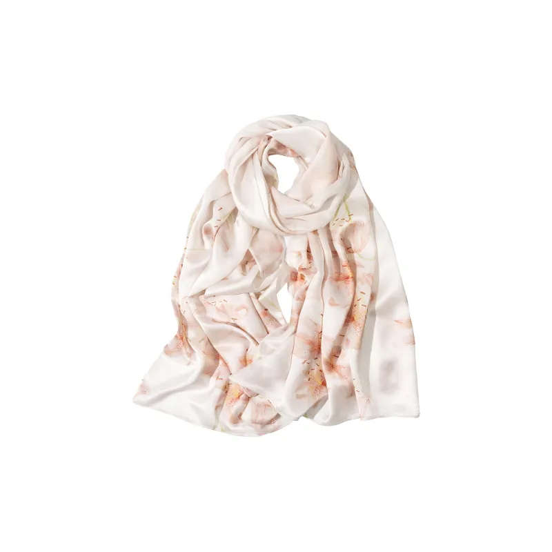 Shanghai Story 100% Mulberry Silk Scarves Women's Enchanted Dreams, Gift Box Set-88