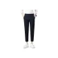 Navy Blue Ankle-Length Pants