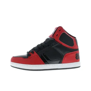 OSIRIS NYC 83 CLK High Top Skateboard Shoes Men's Black Red