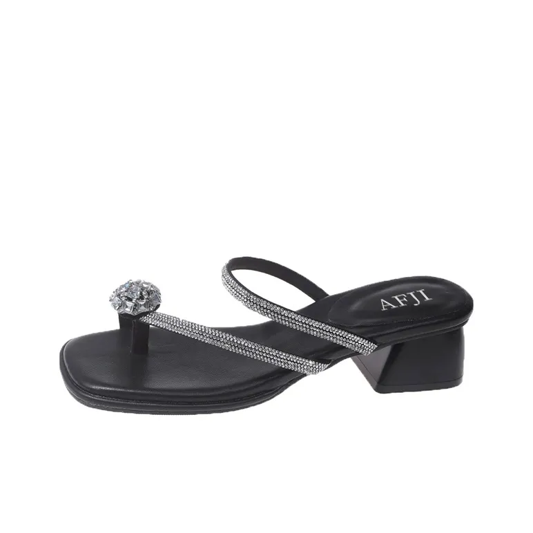 AFJI Rubber Sole Slip Resistant Slide Slippers Women's-8