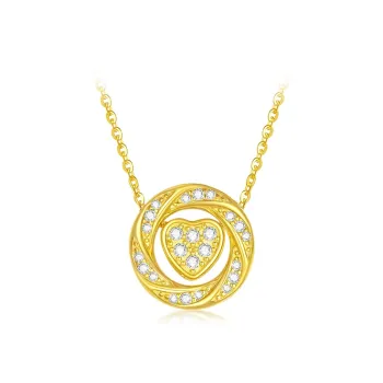 CHOW TAI SENG S925 Silver Necklaces Women's