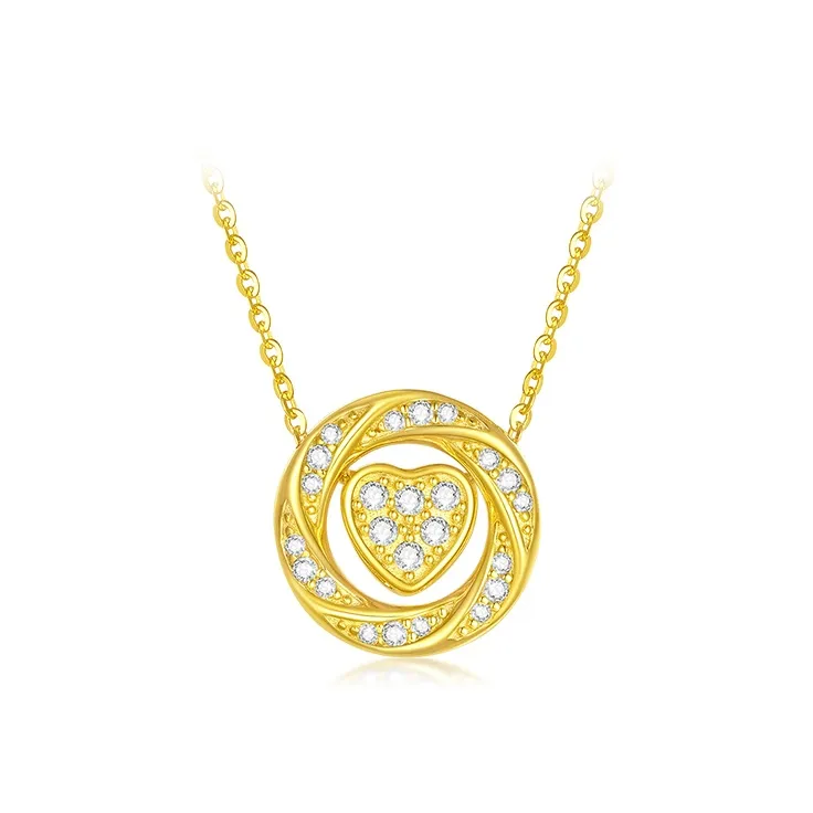 CHOW TAI SENG S925 Silver Necklaces Women's-0