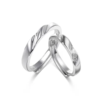 KAILEIFU S925 Silver Rings Unisex Silver