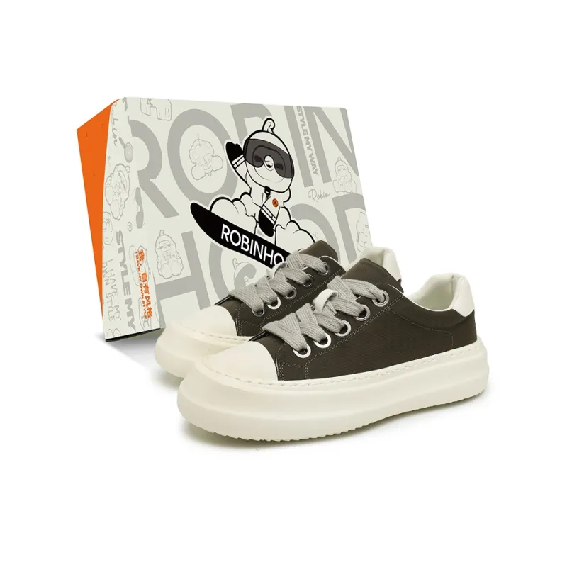 ROBINHOOD Wear resistant, Lightweight, Breathable, And Non slip. Low Top Skateboard Shoes Men's Box Included-5