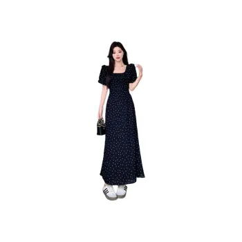EIDOLON GRAIN Short-Sleeved Dresses Women's Black