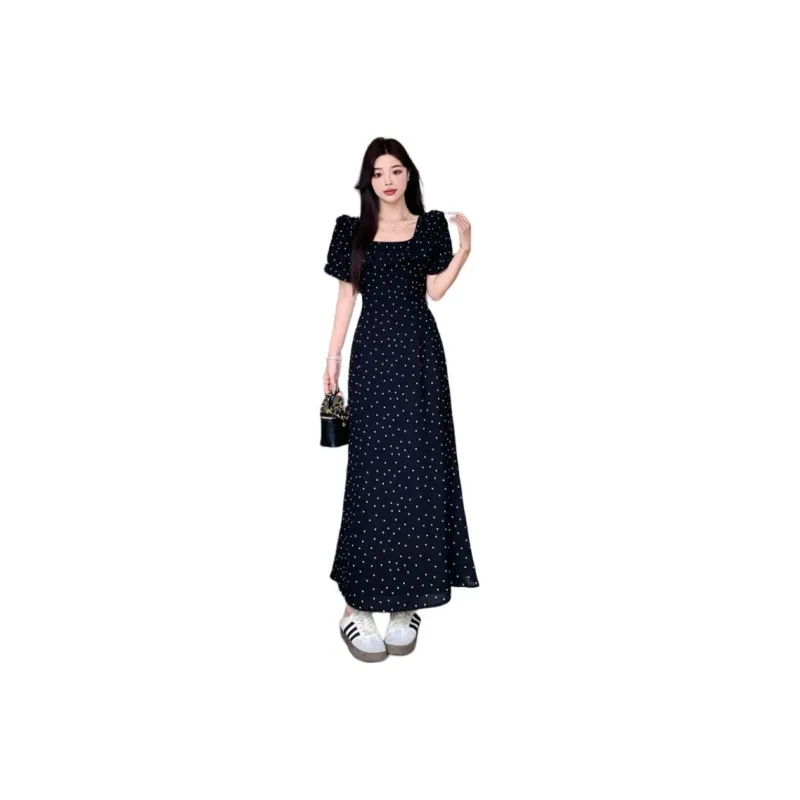 EIDOLON GRAIN Short-Sleeved Dresses Women's Black-0