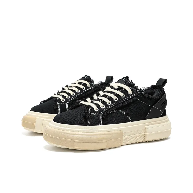 HACKBUTEER Low Top Skateboard Shoes Men's Box Included-18