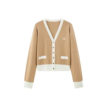 PEACEBIRD Knitwear Women's Khaki