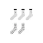 Puppy White*3+Letter Stripes*2[5 Pack]