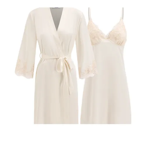 MY BODY Home Camisole Nightgown Sleep Robe Clothing Sets Women's 1 Pack