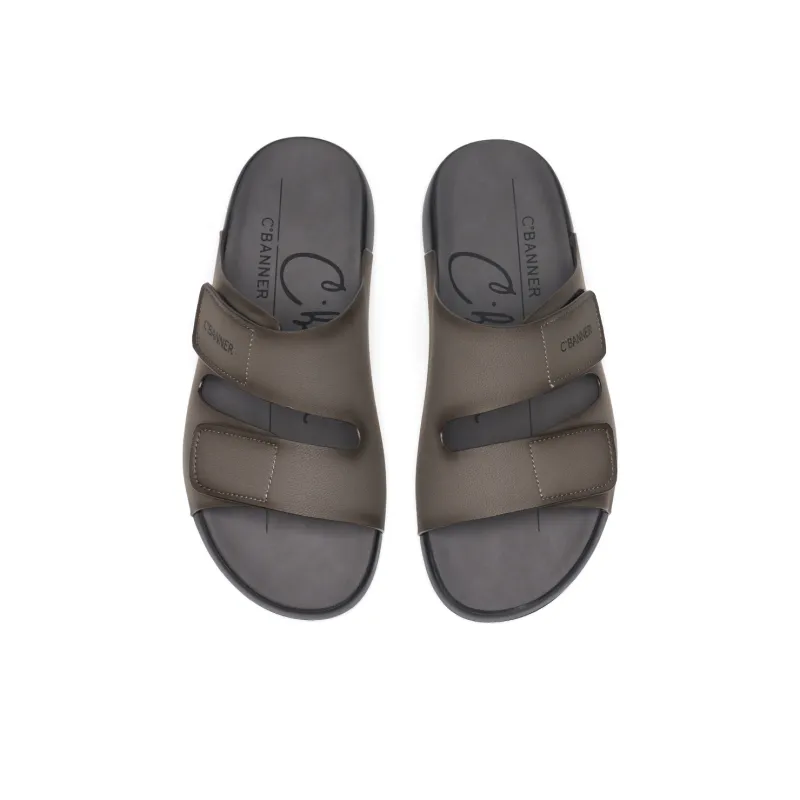 C°BANNER Quiet Slide Slippers Men's Gray-2