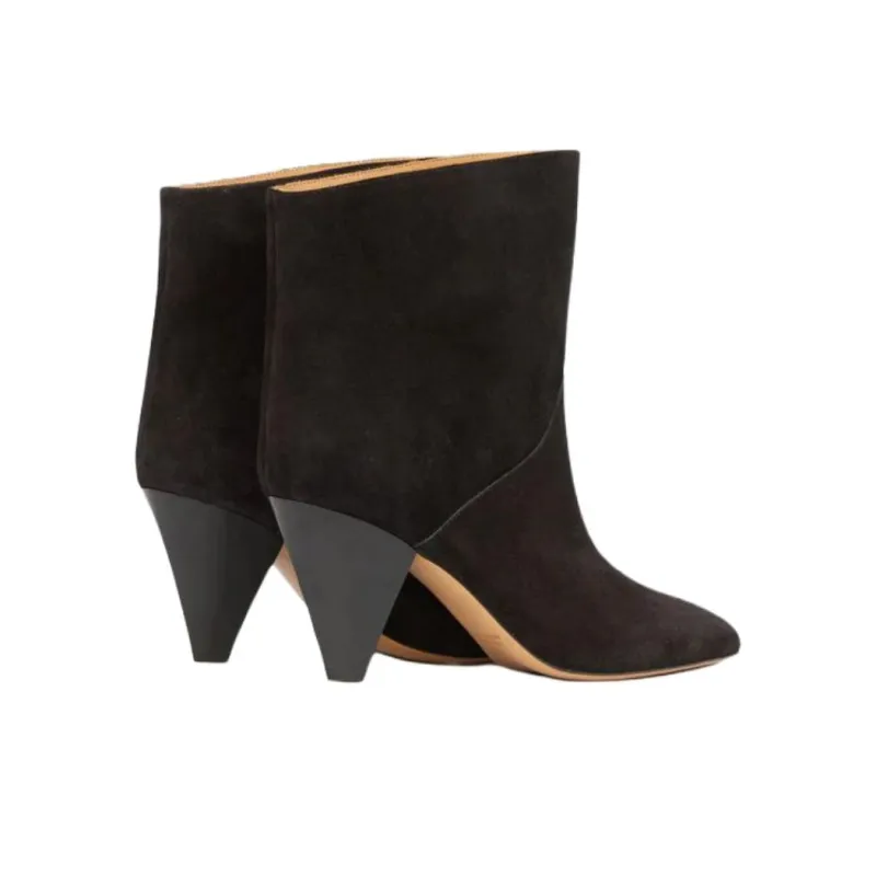 ISABEL MARANT Loline Ankle Boots 7.5cm Women's Black-3