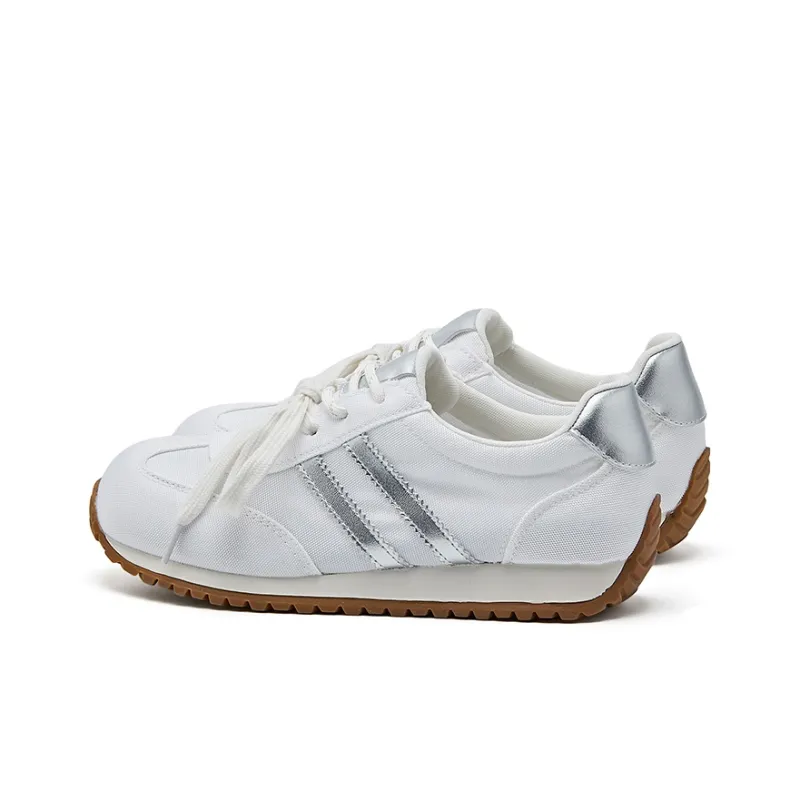 BURGELY German Army Trainers Lightweight Low Top Casual Shoes Women's-7
