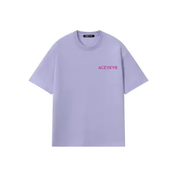 YK&YB T Shirts Unisex Light Purple