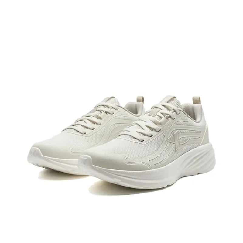 XTEP Coverage Slip Resistant Low Top Casual Running Shoes Women's White-2