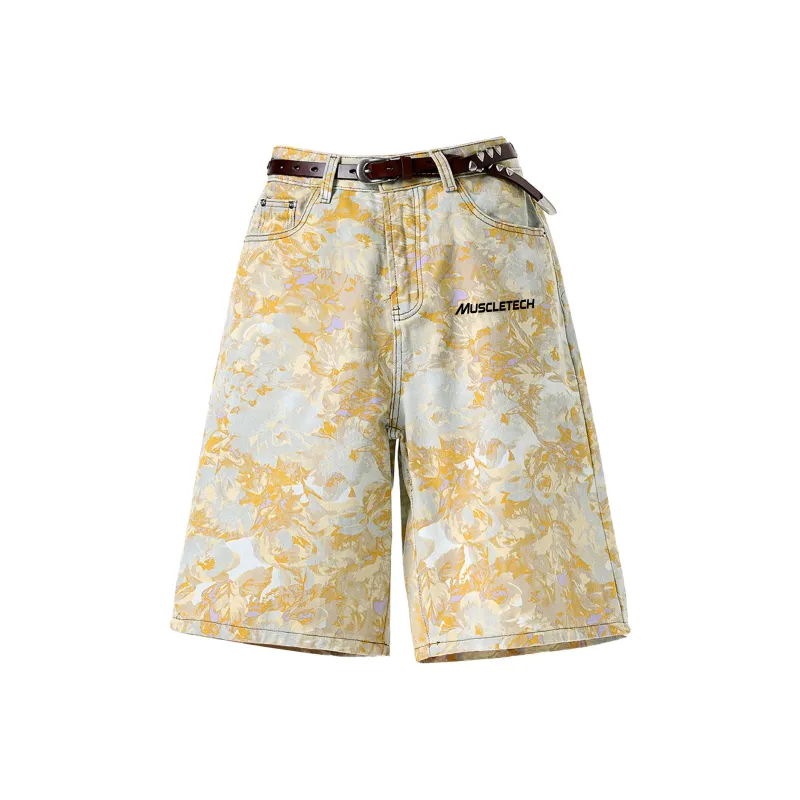 MUSCLETECH Denim Shorts Unisex Multicolor-0