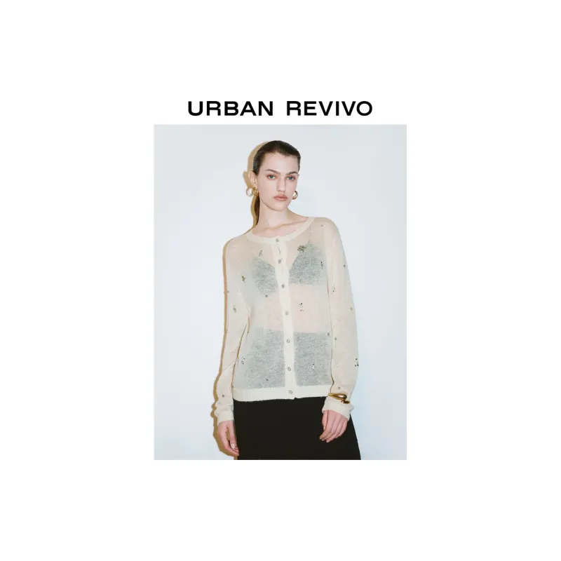 URBAN REVIVO Knitwear Women's Nude Apricot-1