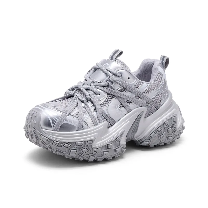 C°BANNER Cushioning, Breathable, Lightweight Low Top Chunky Sneakers Women's-5