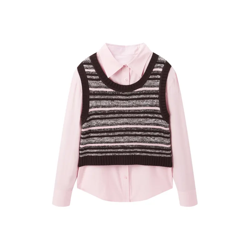 PEACEBIRD Shirt Matching Set Women's-0