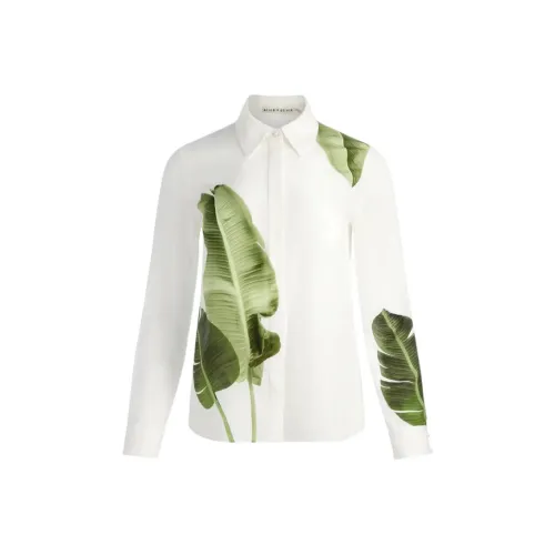 ALICE+OLIVIA Shirts Women's Jungle Palm White