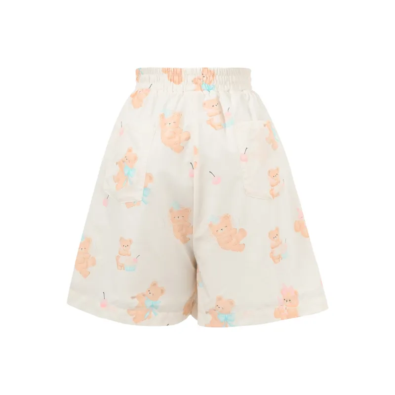 SNBL Casual Shorts Women's Apricot-1