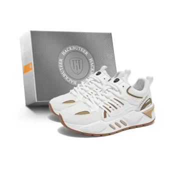 HACKBUTEER Low Top Chunky Sneakers Men's Box Included