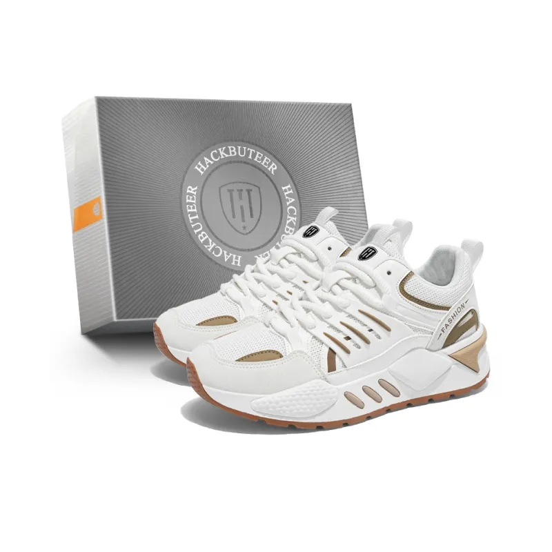 HACKBUTEER Low Top Chunky Sneakers Men's Box Included-0