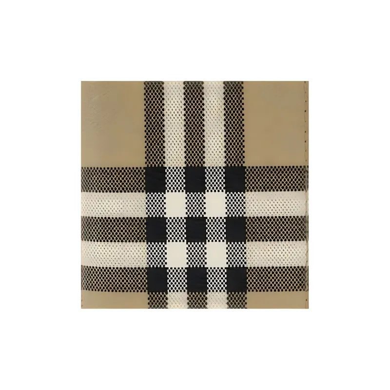 Burberry Polyurethane Wallet Men's Brown-3