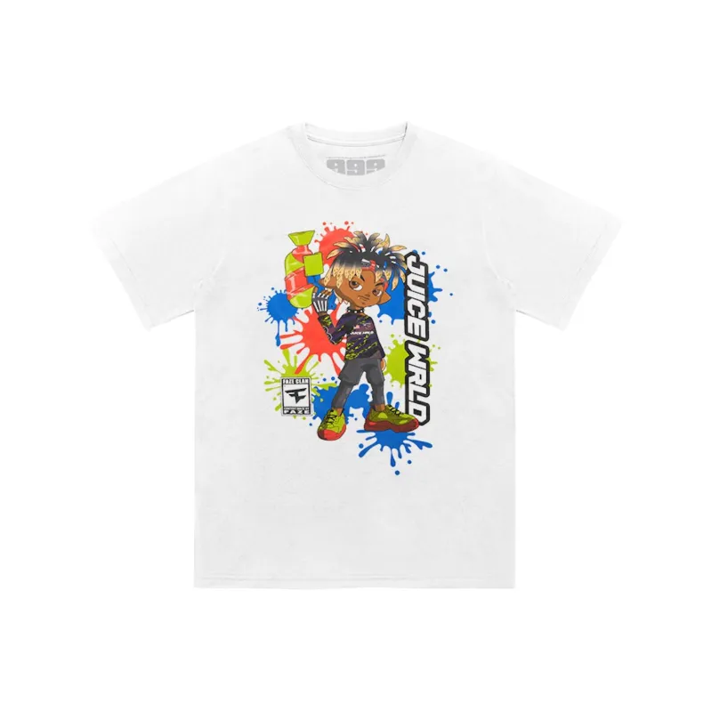 Juice Wrld x FAZE CLAN T Shirt Men's White-0